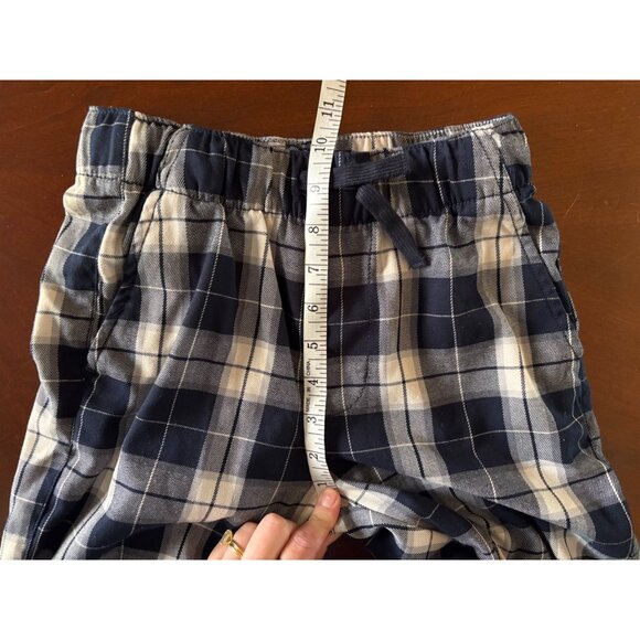H&M Kids Navy Blue Plaid Pull-On Pajama PJ Cozy Pants Big Boys Size 8 - Picture 10 of 13